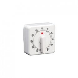 Timer meccanico 60' conto alla rovescia con segnale acustico al termine del tempo - TIME-M01-001